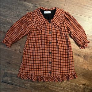 Zara girls bib dress 6